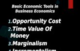 Basic Economic Tools in Business Economics