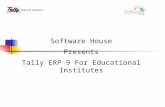 Tally for educational institutes from software house