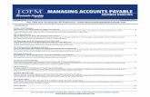 IOFM - Managing Accounts Payable