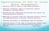 GIS applications storm water management