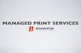 Managed Print Services | Buckmaster Office Solutions