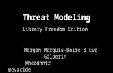 Threat modeling   librarian freedom conference