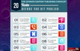The Ultimate Content Publishing Checklist - INFOGRAPHIC