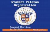 SVO General Meeting Sept 16