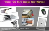 Choose the best garage door openers