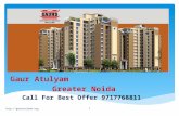 Gaur Atulyam Project : Hottest residential property in Greater Noida