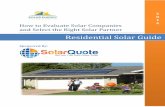 Residential solar guide