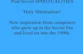 Post soviet spiritualities 2013