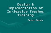 Design and Implementation of In-Service Teacher Training