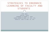 Strategies to enhance learning