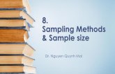 8  sampling & sample size (Dr. Mai,2014)