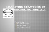 Marketing Strategies of Hinopak Motors