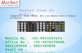 Commodity, gold, ncdex, mcx live market rate & prices on mobile