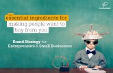The essential ingredients for making people want to buy from you!