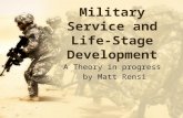 Military life stage development