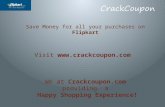 Save money on Flipkart using Flipkart coupon codes & discount Vouchers