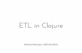 ETL in Clojure