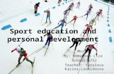 Sport education and personal development