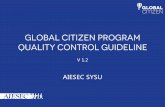 AIESEC SYSU GC Quality Control Guideline