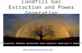 Land Fill Gas Extraction   Electricty Generator 400k W