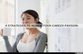 4 Strategies to Renew Your Career Passion