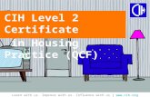 CIH Certificate in Housing Practice 2015