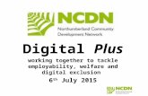 Digital Plus: Ensuring high quality holistic support in rural areas on employability, welfare and digital inclusion - Julia Lyford (NCDN)