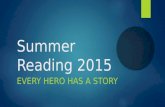 Summer reading 2015