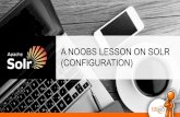 A noobs lesson on solr (configuration)