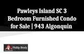 Fully Furnished 3 Bedroom Condo for Sale | 943 Algonquin Pawleys Island SC
