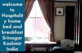 Hospitality Home bed and breakfast srinagar