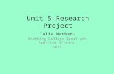 Unit 5 research project final powerpoint latest up date