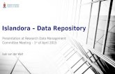 Islandora - Data repository