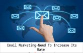 Email Marketing-Need To Increase Its Rate