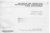Design of Analog Integrated Circuits and Systems by Sansen and Laker