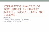Comparative analysis of debt market in hungary, greece, latvia, italy and iceland (1)