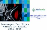 Passenger Car Tires Market in Brazil 2015-2019