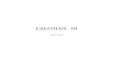 CALKULUS III Complete