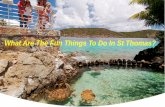 What Are The Fun Things To Do In St Thomas?