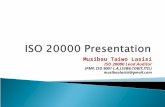 Iso 20000 presentation