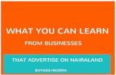 What you can learn from businesses that advertise on nairaland
