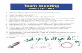 Team Meeting Agenda Notes - Prudential Gary Greene, Realtors - The Woodlands TX / Jan. 11 2011