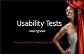 Usability tests - everything you need to know to start n less than 15 slides