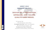 Design of a Prevention, Appraisal and Failure Cost Model