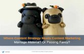 Where content strategy meets content marketing