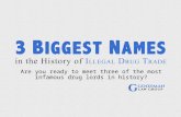 3 Biggest Names in Illegal Drug Trade History