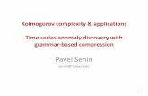 Time series anomaly discovery with grammar-based compression