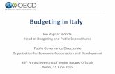Budgeting in Italy - Jon Blöndal, OECD