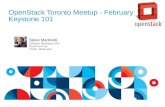 OpenStack Toronto Meetup - Keystone 101