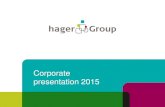 Hager Group Corporate Presentation 2015 (English)